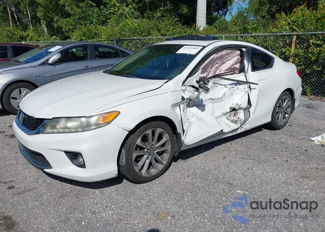 2014 Honda Accord Ex-L V-6 from USA, damaged, VIN 1HGCT2B84EA001688